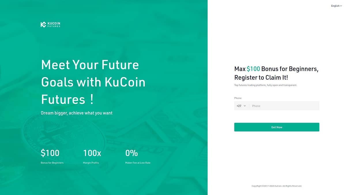 Get Up to $100 Bonus From KuCoin Futures