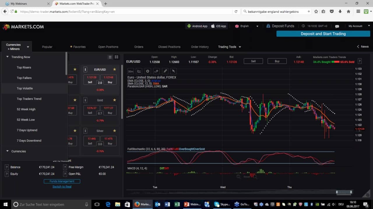 Live Trading Webinar with Markets.com